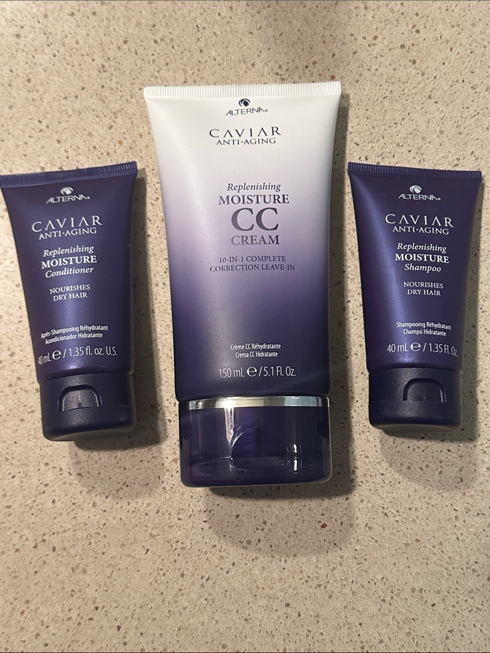 Alterna Caviar Anti-Aging Shampoo, Conditioner and CC Cream set